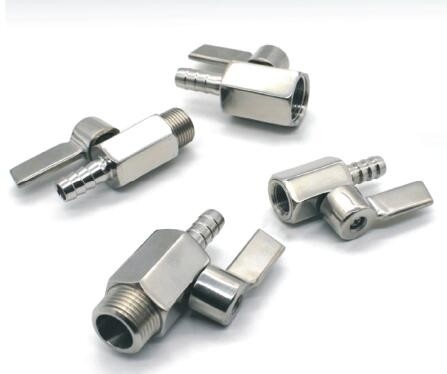 Série de miniválvulas esféricas de aço inoxidável para a indústria de fluidos