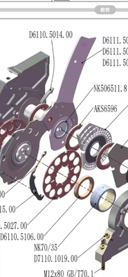 Peças de Reposição Para Maquinaria Staubli Dobby, Série 26, MATERIAIS DE MANUTENÇÃO, REPARO E OPERAÇÃO PARA FÁBRICA DE TECELAGEM DA CHINA