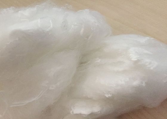 Fibra branca crua brilhante de Psf da fibra de grampo de poliéster do Virgin 0.5D para a linha de costura