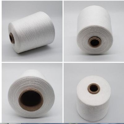 Fio de poliéster girado de tecelagem de confecção de malhas para a fibra de grampo 1.33d X 38mm