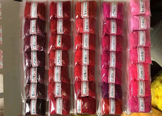 20D 28mm tecidos não lubrificam o uso tingido do geotêxtil do poliéster