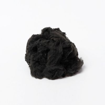 1.2D preto reciclou a fibra de grampo de poliéster para o uso não tecido perfurado agulha