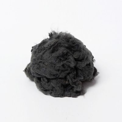 1.2D preto reciclou a fibra de grampo de poliéster para o uso não tecido perfurado agulha