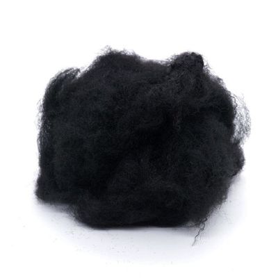 Anti abrasão reciclada 38mm estática da fibra de poliéster resistente para Ring Frame Spinning