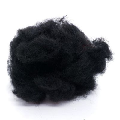Anti abrasão reciclada 38mm estática da fibra de poliéster resistente para Ring Frame Spinning