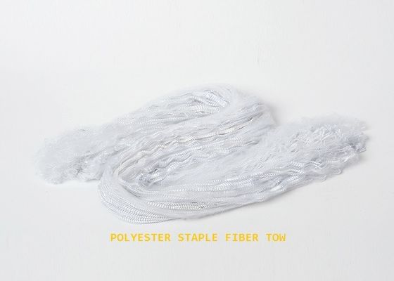 12dtex branco regenerou a fibra de grampo de poliéster 38mm