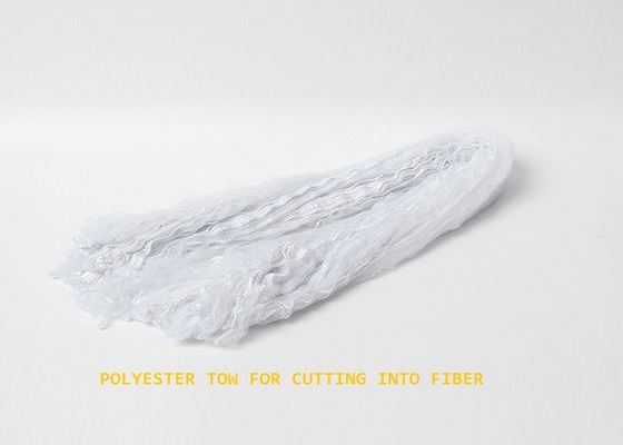 12dtex branco regenerou a fibra de grampo de poliéster 38mm