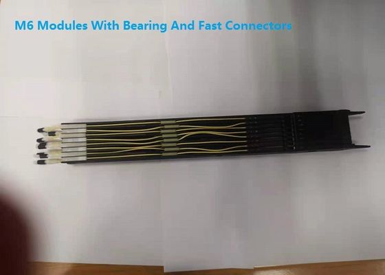 Os módulos M6 com carregamento e os teares rápidos dos conectores fazem à máquina peças sobresselentes para o jacquard